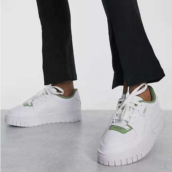 White Puma Sneakers - Picture 1 of 2